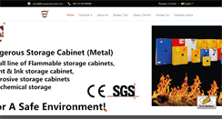 Desktop Screenshot of chemical-storagecabinet.com
