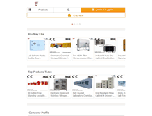 Tablet Screenshot of chemical-storagecabinet.com